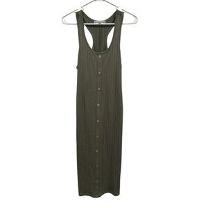 Almost Famous Midi Dress Sleeveless Halter